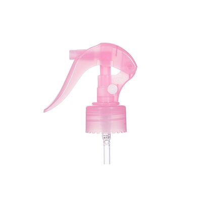 Light Blue Mini Trigger Sprayer with 24/410 Closure and Fog Spray Pattern for Personal Care and Fragrance