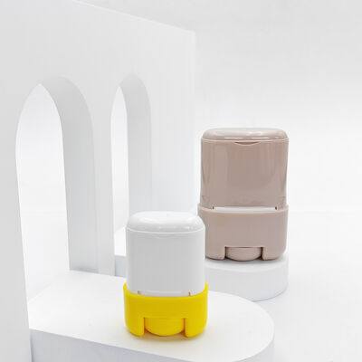 Refillable Deodorant Container with 15/35/50/75g Capacity in Custom Color and PP Plastic Material