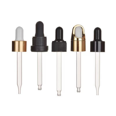 18/410 Composite Material Dropper Screw Cap Non-Spill Dropper Cap for Essential Oil Bottles
