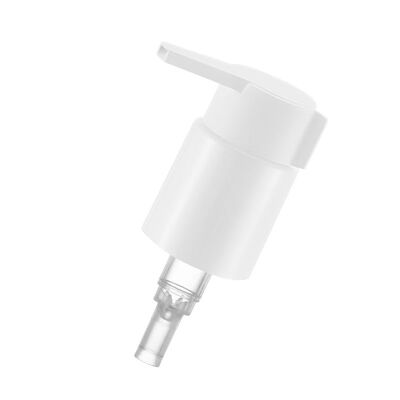 Non Spill Portable Screw-On Cream Pump Lotion Pump with 20/410 24/410 28/410 PP Plastic for Cosmetics OEM